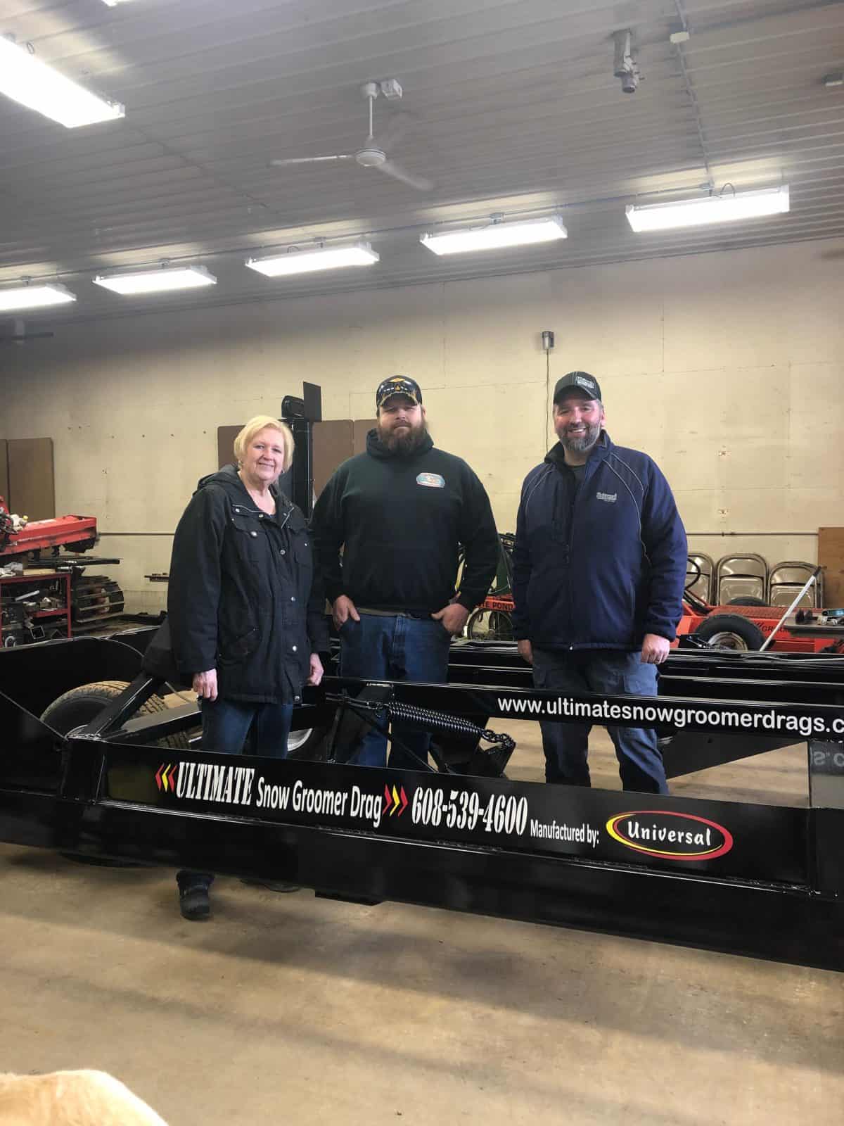 Chute Pond Snowmobile Club Delivery Ultimate Snow Groomer Drags